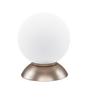 картинка 813913*** (MT5092-1GL)  Настольная лампа GLOBO 1х40W  E14 champaine/white (в комплекте) от интернет-магазина К1-СТРОЙ