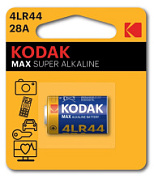 картинка Батарейка 28A-1BL MAX SUPER ALKALINE [K28A-1/4LR44] (12/72/29520) KODAK от интернет-магазина К1-СТРОЙ