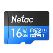 картинка Карта памяти MicroSD 16GB Standard Class 10 UHS-I+SD адаптер P500 Netac от интернет-магазина К1-СТРОЙ