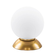 картинка 813912*** (MT5092-1JS)  Настольная лампа GLOBO 1х40W  E14 gold/white (в комплекте) от интернет-магазина К1-СТРОЙ