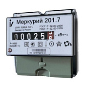 картинка Счетчик электроэнергии Меркурий-201,7 220В 5-60А от интернет-магазина К1-СТРОЙ