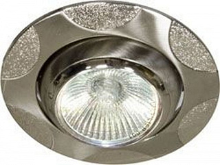 картинка Светильник потолочный 156 MR16 G5.3 титан-серебро FERON от интернет-магазина К1-СТРОЙ