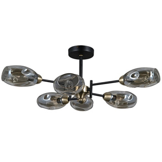 картинка Светильник потолочный IL9964-6CSQ-79 BK AB ILLUMICO от интернет-магазина К1-СТРОЙ