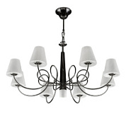 картинка 814297*** (MD5082-8+1BL) Люстра подв VORTICO 8х40W G9+1х40W G9 ЧЕРНЫЙ/БЕЛЫЙ (в комплекте) от интернет-магазина К1-СТРОЙ
