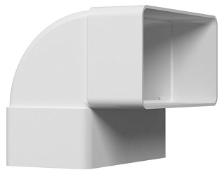 картинка Колено вертикальное пластик 90° 60х120/612КВП ERA от интернет-магазина К1-СТРОЙ