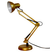 картинка Светильник настольный цоколь Е27. 60W. механический выключатель, золотой TLI-221 GOLD E27 Uniel от интернет-магазина К1-СТРОЙ