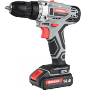 картинка Дрель-шуруповерт аккумуляторная Победа ДА-14/2 Ли от интернет-магазина К1-СТРОЙ