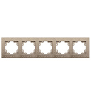 картинка Рамка фактурная 5-ая серия "Афина" шампань (еврослот) А11042-Br UNIVersal от интернет-магазина К1-СТРОЙ