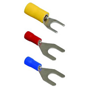 картинка Наконечник вилочный изолированный НВИ 2,5-4/5 вилка 1,5-2,5мм IEK от интернет-магазина К1-СТРОЙ