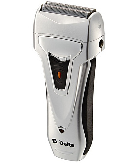 картинка Бритва электрическая серебристая с черным DL-0717 DELTA от интернет-магазина К1-СТРОЙ