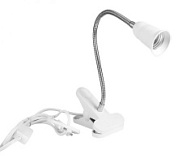 картинка Настольный светильник прищепка 30см белый ECOLA от интернет-магазина К1-СТРОЙ