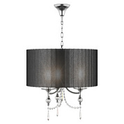 картинка 725037*** (MD500010-3) Люстра PARALUME 3x40W E14 ЧЕРНЫЙ (в комплекте) от интернет-магазина К1-СТРОЙ