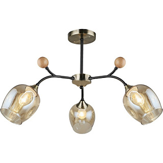 картинка Светильник потолочный 02009-0.3-03 AB+BK Reluce от интернет-магазина К1-СТРОЙ