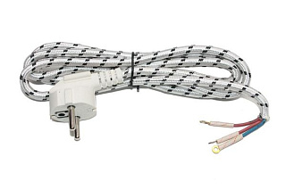 картинка Шнур сетевой для утюга с заземлением ШРО 3х0.75 от интернет-магазина К1-СТРОЙ