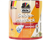 картинка Эмаль полуматовая белая 0,75л Seidenmattlack Dufa от интернет-магазина К1-СТРОЙ
