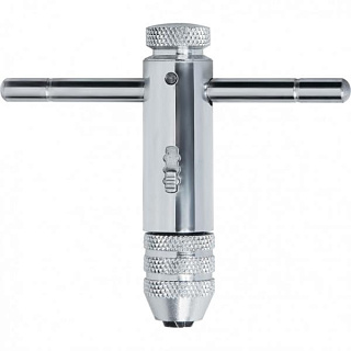 картинка Вороток для метчиков М5-М12, хромированный, с трещоткой Matrix от интернет-магазина К1-СТРОЙ