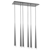 картинка 807064 (MD1220B-6W) Подвес PUNTO 6x25W G9 chrome (в комплекте) от интернет-магазина К1-СТРОЙ