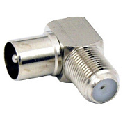 картинка Переход гнездо F - штекер TV угловой папа 05-4311 REXANT от интернет-магазина К1-СТРОЙ