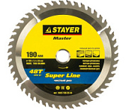 картинка Диск пильный SUPER-Line по дереву, 190х20 мм 48Т 3682-190-20-48 STAYER MASTER от интернет-магазина К1-СТРОЙ