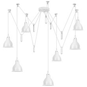 картинка 761076 (MD17003036-7A) Люстра ACROBATA 7х40W E14 БЕЛЫЙ (в комплекте) от интернет-магазина К1-СТРОЙ