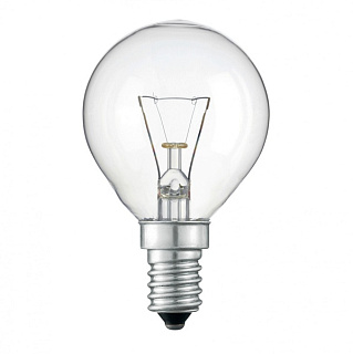 картинка Лампа накаливания шар прозрачная 60W E14 Pila от интернет-магазина К1-СТРОЙ