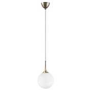 картинка 813023 (MD5086-1GL)  Подвес GLOBO 1х40W  E14 champagne gold/white (в комплекте) от интернет-магазина К1-СТРОЙ
