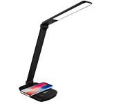 картинка Светильник настольный с беспроводной зарядкой KD-825 C02 LED 16w черный Camelion от интернет-магазина К1-СТРОЙ