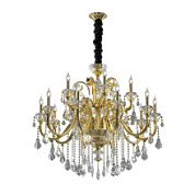 картинка 788152K*** (MD 300006-10+5) 3 КОР! Люстра LUSSO 15х60W E14 ЗОЛОТО (в комплекте) от интернет-магазина К1-СТРОЙ