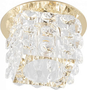 картинка Светильник потолочный JD58 10W 220V прозрачный золото Feron от интернет-магазина К1-СТРОЙ