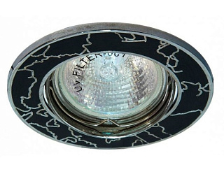 картинка Светильник встраиваемый потолочный DL2001 MR16 G5.3 черный Feron от интернет-магазина К1-СТРОЙ