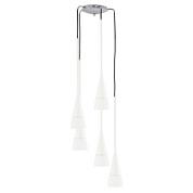 картинка 804250 (MD2120А-5W+W) Подвес CONICITA 5х40W E14 БЕЛЫЙ (в комплекте) от интернет-магазина К1-СТРОЙ