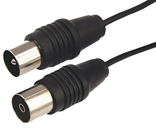 картинка Антенный кабель 1.8м штекер-гнездо черный SmartBuy от интернет-магазина К1-СТРОЙ