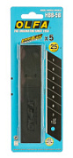 картинка Лезвие "BLACK MAX" сегментированное, 5шт 25х126х0 7мм OL-HBB-5B OLFA от интернет-магазина К1-СТРОЙ