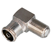 картинка ПЕРЕХОД гнездо F - гнездо TV угловой 05-4312-4 PROCONNECT от интернет-магазина К1-СТРОЙ