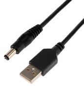 картинка Кабель USB штекер - DC разъем питание 2,1х5,5 мм, длина 1,5 метра 18-0231 REXANT от интернет-магазина К1-СТРОЙ