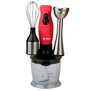 картинка Блендер "Delta" DL-7012D, 200 Вт (красный) от интернет-магазина К1-СТРОЙ