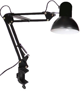 картинка Лампа настольная на струбцине черный ST-15 INBERK от интернет-магазина К1-СТРОЙ