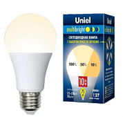 картинка Лампа светодиодная серия Multibright LED-A60-10W-WW-E27-FR-MB PLM11WH Uniel от интернет-магазина К1-СТРОЙ