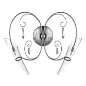 картинка 755624 (MB62613-2А) Бра SCARABEO 2х35W G4 12V ХРОМ хрусталь+стекло (в комплекте) от интернет-магазина К1-СТРОЙ