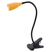 картинка Светильник настольный светодиодный прищепка, механический выключатель оранжевый ULM-D501 4W-4000K ORANGE Uniel от интернет-магазина К1-СТРОЙ
