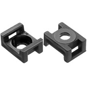 картинка Площадка под хомут-стяжку усиленная ПХС-У черная нейлоновая 16x23мм 100шт ЗУБР от интернет-магазина К1-СТРОЙ