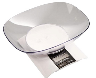 картинка Кухонные весы АКСИНЬЯ КС-6505 белый от интернет-магазина К1-СТРОЙ