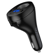 картинка Автомобильное зарядное устройство Correct, 1xUSB + 2xUSB-C + 1 прикуриватель, 3.4A 17W Z61 HOCO от интернет-магазина К1-СТРОЙ