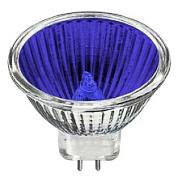 картинка Лампа галогенная синяя MR16 20w 12v FERON от интернет-магазина К1-СТРОЙ