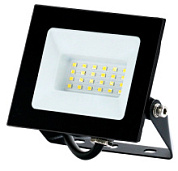 картинка Прожектор светодиодный 2835 SMD 30W 6400K IP65  AC220V/50Hz, черный  с матовым стеклом , LL-920 от интернет-магазина К1-СТРОЙ