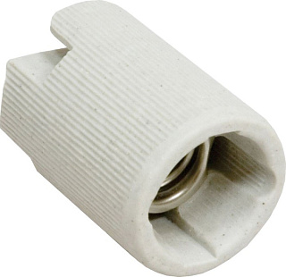 картинка Патрон для ламп керам. с кронштейном 230V E14, LH11 от интернет-магазина К1-СТРОЙ