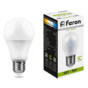картинка Лампа светодиодная шар 5W 230V E27 4000K LB-38 25405 Feron от интернет-магазина К1-СТРОЙ