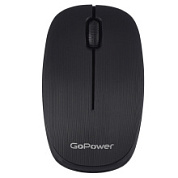 картинка Мышь беспроводная черный GPM02 GoPower от интернет-магазина К1-СТРОЙ