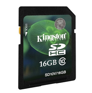 картинка Карта памяти SD 16GB Class4 Kingston от интернет-магазина К1-СТРОЙ