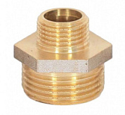 картинка Ниппель переходной 1"х 1/2" никелированная латунь, Wm*S1M*1/2M WaterMark от интернет-магазина К1-СТРОЙ